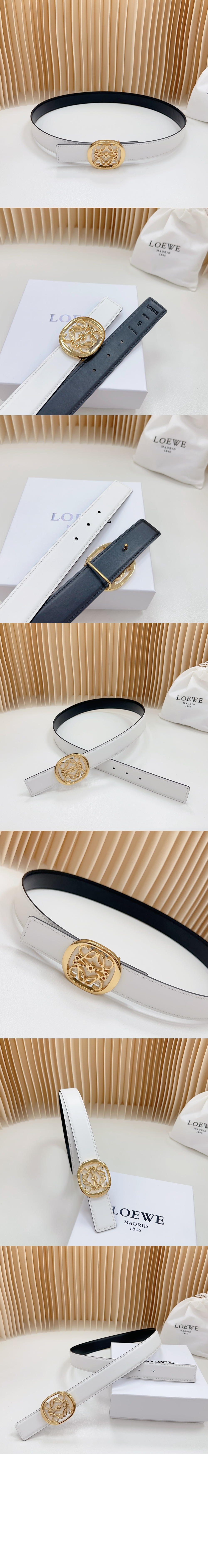 미러급레플리카사이트 | 명품레플리카 전문 쇼핑몰  | 하이퀄 - 리버서블 애너그램 일립스 벨트 &gt; 로에베