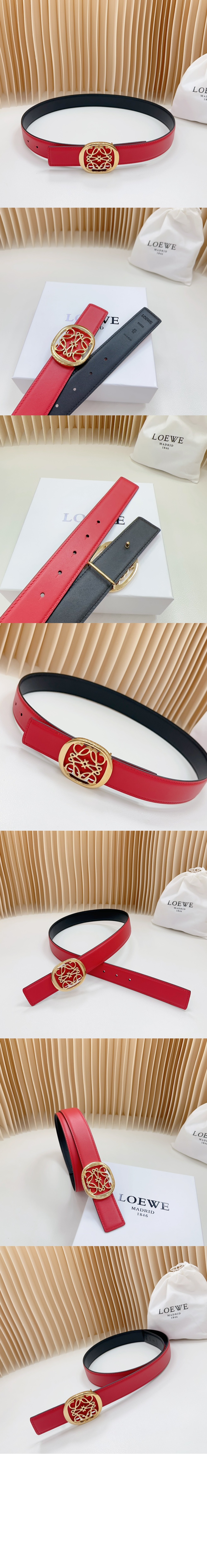 미러급레플리카사이트 | 명품레플리카 전문 쇼핑몰  | 하이퀄 - 리버서블 애너그램 일립스 벨트 &gt; 로에베