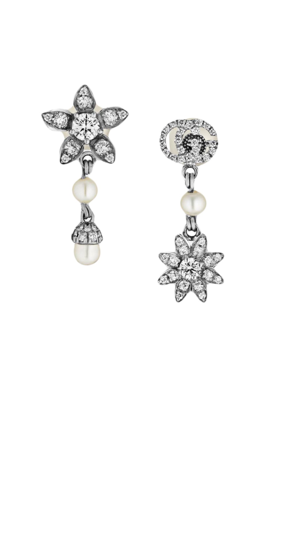 미러급레플리카사이트 | 명품레플리카 전문 쇼핑몰  | 하이퀄 - 크리스탈 더블 G 귀걸이 581824 &gt; 구찌