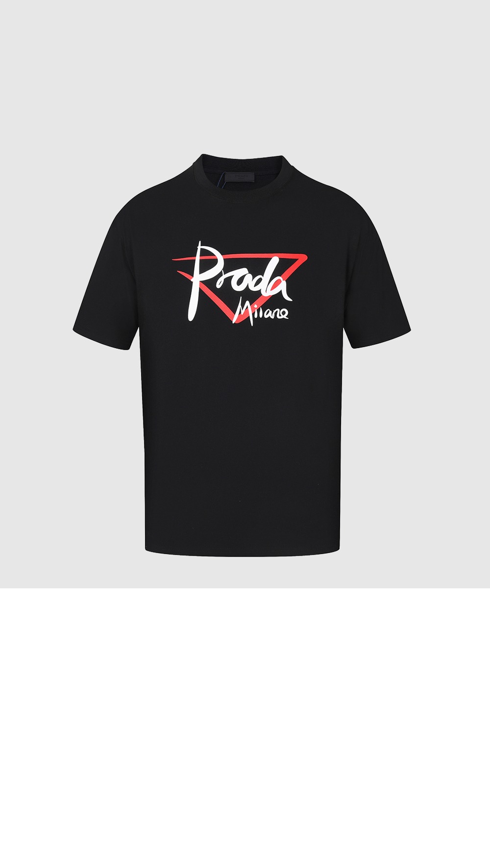 미러급레플리카사이트 | 명품레플리카 전문 쇼핑몰  | 하이퀄 - 로고 프린트 반팔 > 프라다