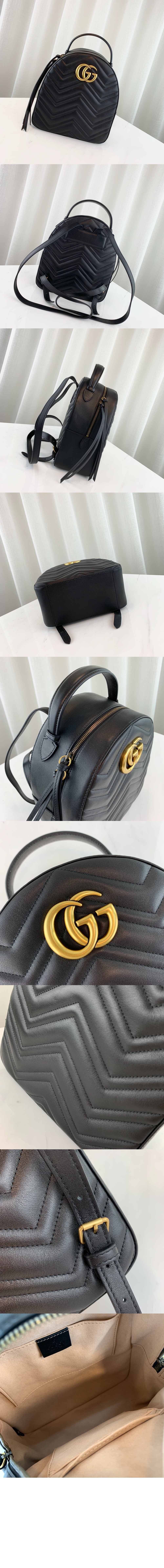 미러급레플리카사이트 | 명품레플리카 전문 쇼핑몰  | 하이퀄 - GG 마몽 마틀라세 레더 백팩 476671 &gt; 구찌
