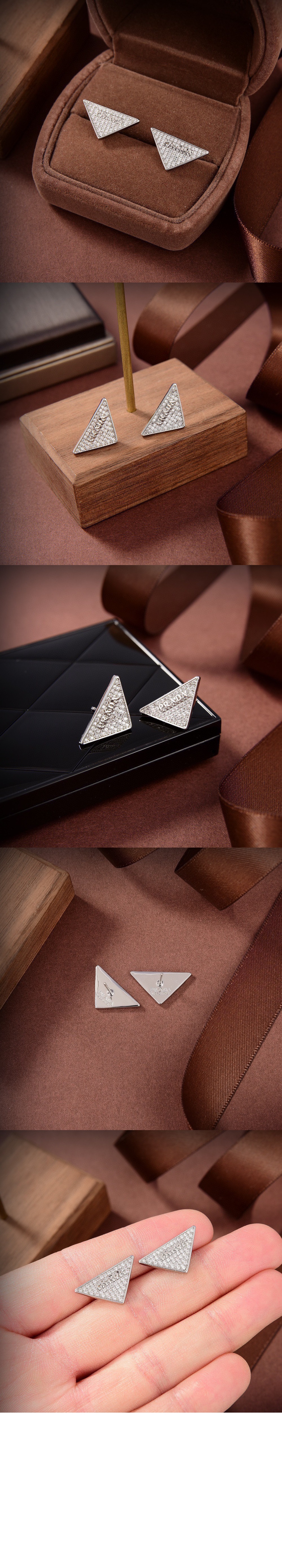 미러급레플리카사이트 | 명품레플리카 전문 쇼핑몰  | 하이퀄 - 크리스털 로고 보석 지르콘 귀걸이 1JO768 &gt; 프라다