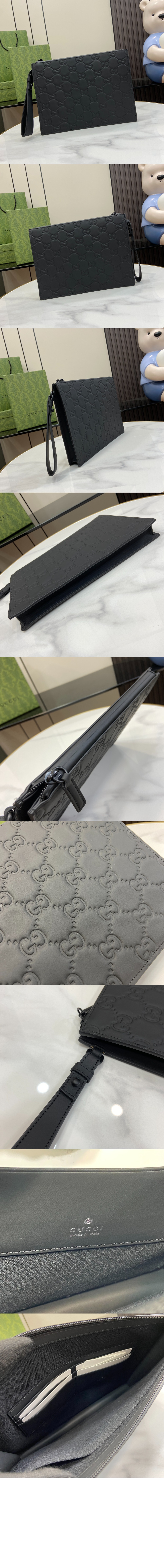 미러급레플리카사이트 | 명품레플리카 전문 쇼핑몰  | 하이퀄 - GG 러버 효과 파우치 771319 &gt; 구찌