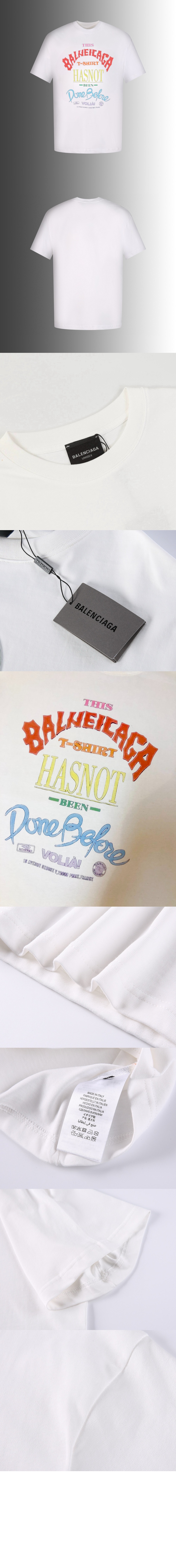 미러급레플리카사이트 | 명품레플리카 전문 쇼핑몰  | 하이퀄 - 로고 프린트 반팔 &gt; 발렌시아가