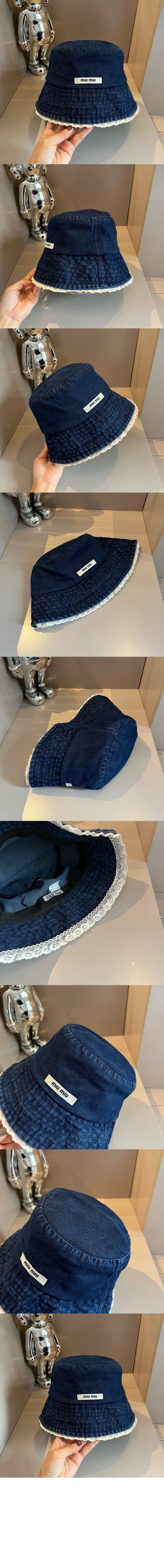 미러급레플리카사이트 | 명품레플리카 전문 쇼핑몰  | 하이퀄 - 데님 로고 버킷햇 5HC154 &gt; 미우미우