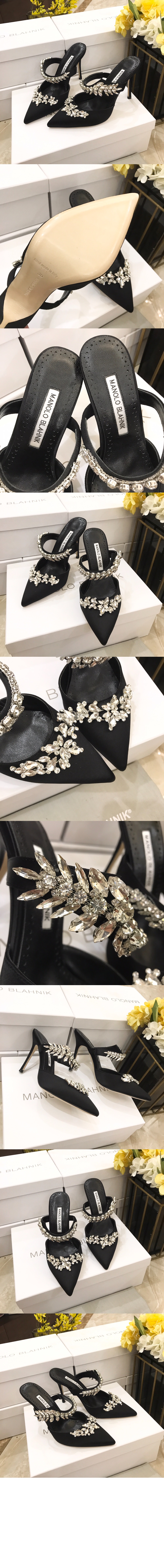 미러급레플리카사이트 | 명품레플리카 전문 쇼핑몰  | 하이퀄 - 루럼 새틴 크리스탈 뮬 &gt; 마놀로블라닉