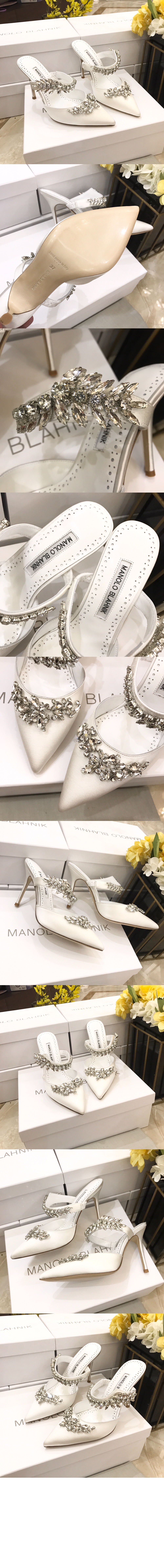 미러급레플리카사이트 | 명품레플리카 전문 쇼핑몰  | 하이퀄 - 루럼 새틴 크리스탈 뮬 &gt; 마놀로블라닉