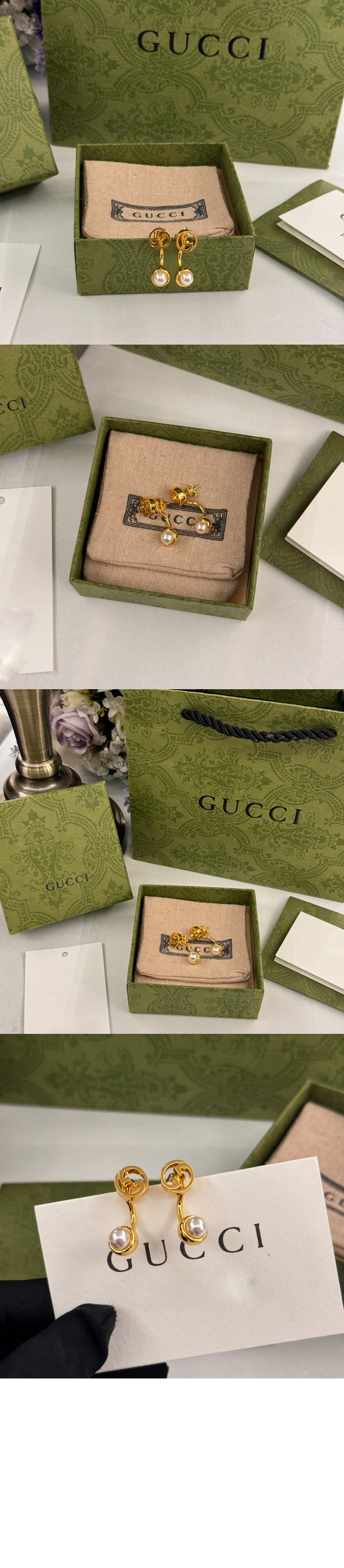 미러급레플리카사이트 | 명품레플리카 전문 쇼핑몰  | 하이퀄 - 블론디 레진 펄 귀걸이 797497 &gt; 구찌