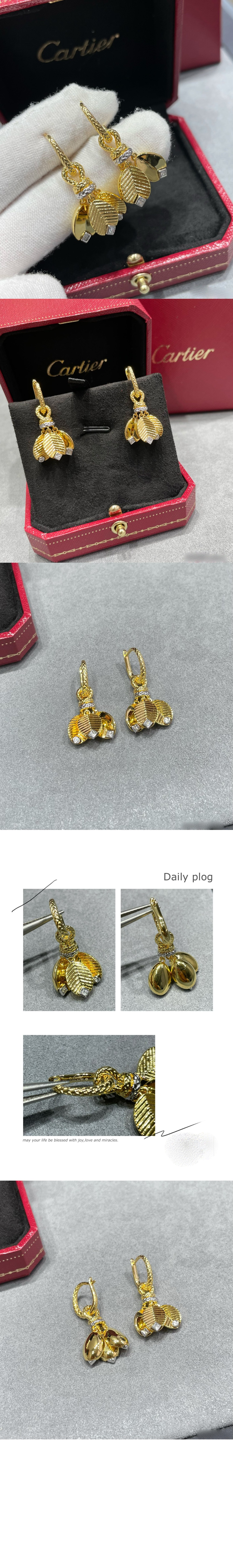 미러급레플리카사이트 | 명품레플리카 전문 쇼핑몰  | 하이퀄 - 그랑 드 카페 이어링 B8301524 &gt; 까르띠에