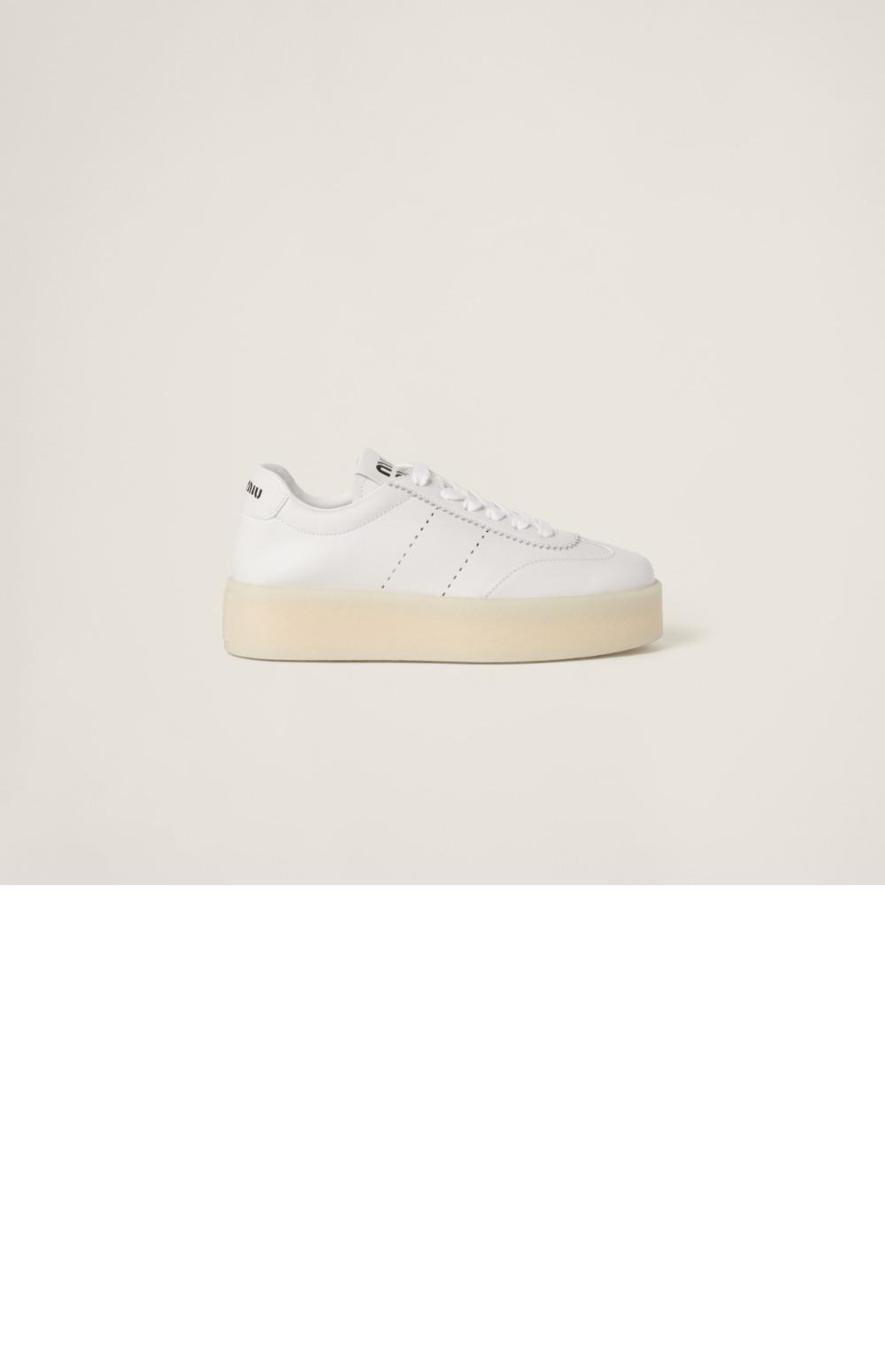 미러급레플리카사이트 | 명품레플리카 전문 쇼핑몰  | 하이퀄 - 가죽 스니커즈 5E278E &gt; 미우미우