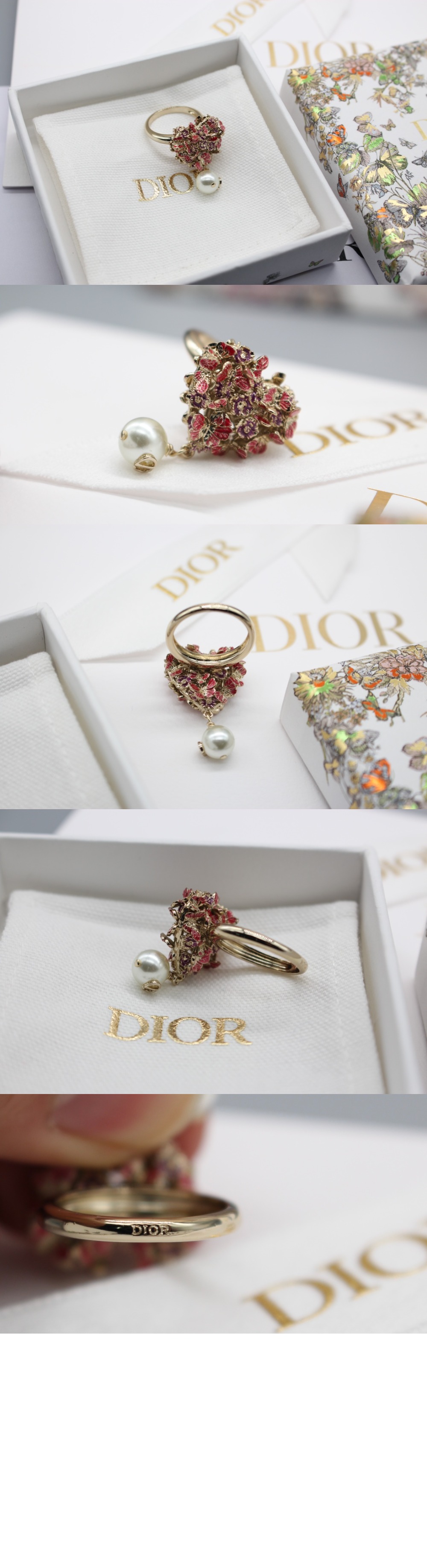 미러급레플리카사이트 | 명품레플리카 전문 쇼핑몰  | 하이퀄 - 나비 하트 반지 R1931 &gt; 디올