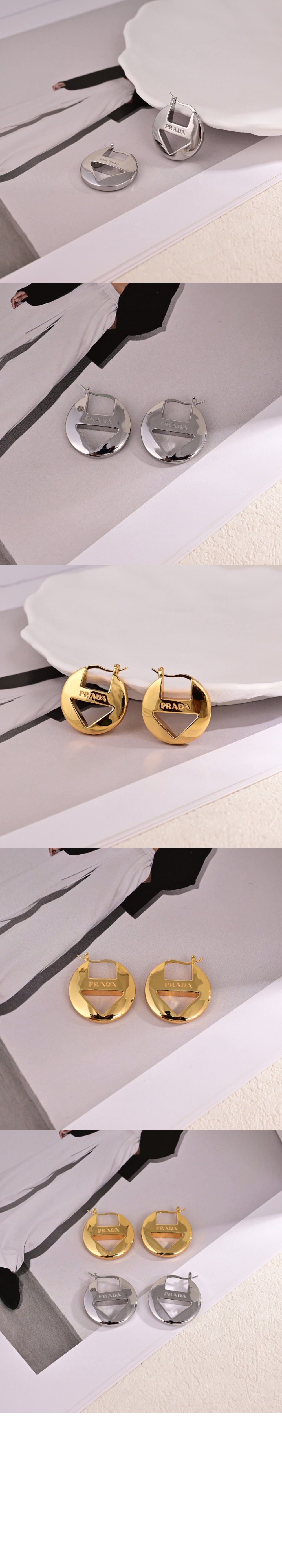 미러급레플리카사이트 | 명품레플리카 전문 쇼핑몰  | 하이퀄 - 메탈 귀걸이 1IO137 &gt; 프라다