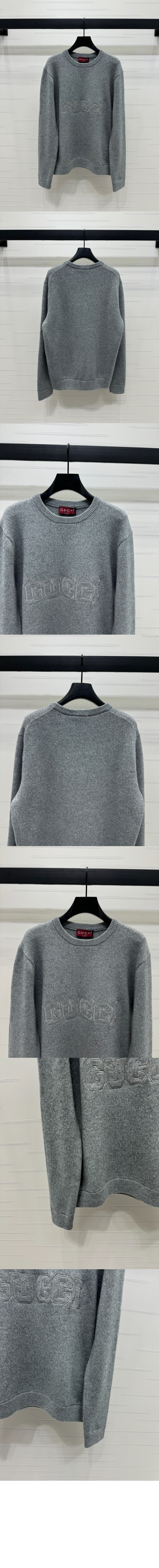 미러급레플리카사이트 | 명품레플리카 전문 쇼핑몰  | 하이퀄 - 자수 장식의 울 니트 스웨터 > 구찌