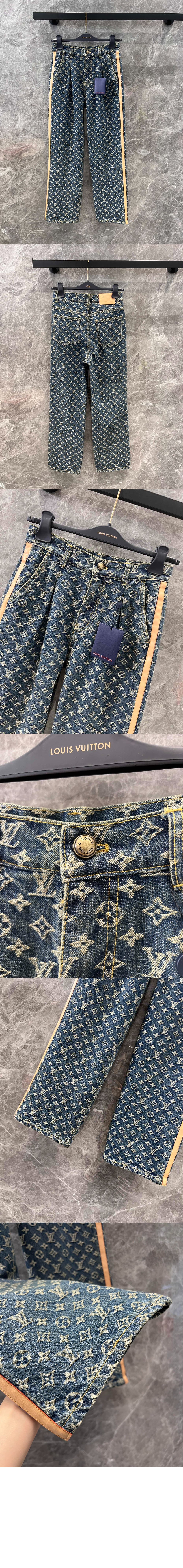 미러급레플리카사이트 | 명품레플리카 전문 쇼핑몰  | 하이퀄 - 모노그램 데님 테일러드 팬츠 &gt; 루이비통