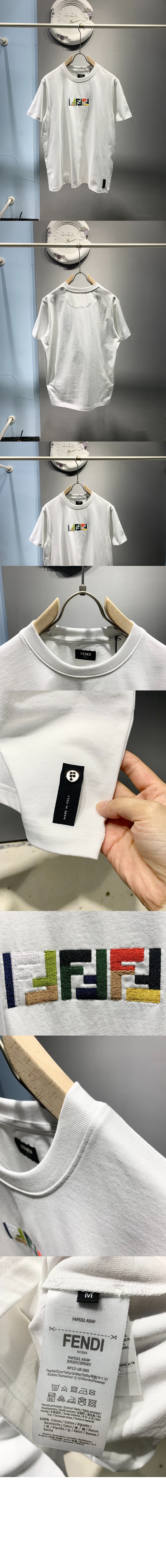 미러급레플리카사이트 | 명품레플리카 전문 쇼핑몰  | 하이퀄 - 로고 프린트 반팔 &gt; 펜디