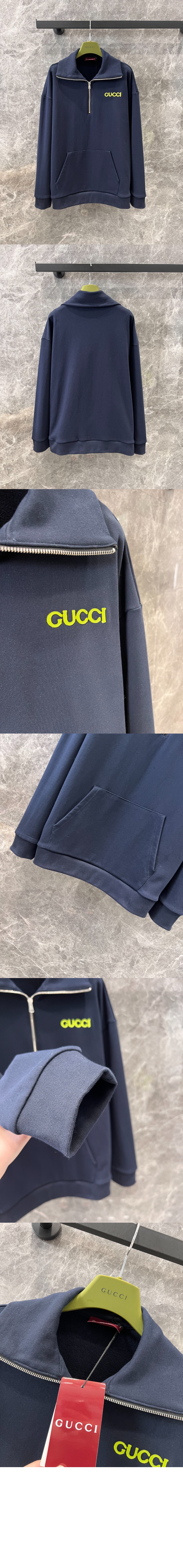 미러급레플리카사이트 | 명품레플리카 전문 쇼핑몰  | 하이퀄 - 로고 프린트 면 톱 &gt; 구찌