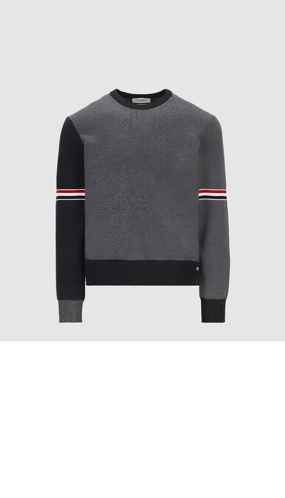 미러급레플리카사이트 | 명품레플리카 전문 쇼핑몰  | 하이퀄 - 밀라노 스티치 바이컬러 크루넥 풀오버 &gt; 톰브라운