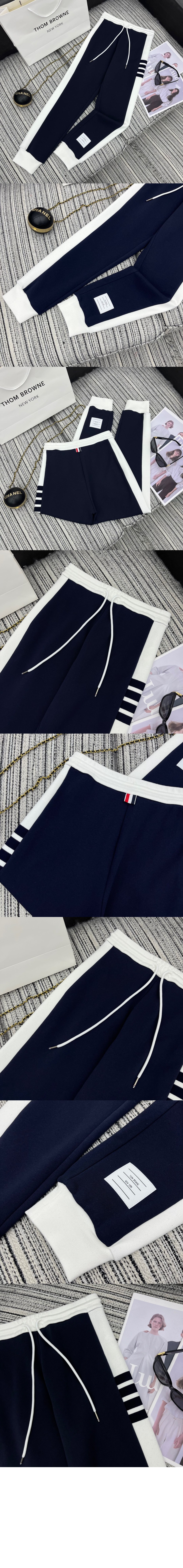 미러급레플리카사이트 | 명품레플리카 전문 쇼핑몰  | 하이퀄 - 로고 패치 드로스트링 코튼 팬츠 > 톰브라운