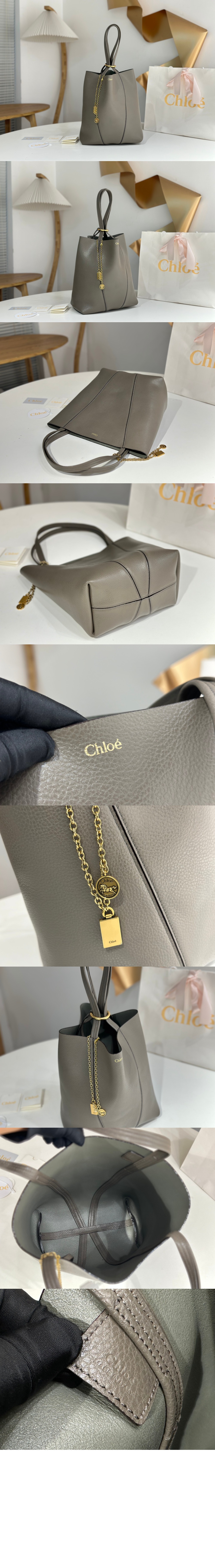 미러급레플리카사이트 | 명품레플리카 전문 쇼핑몰  | 하이퀄 - 그레인드 가죽 Chloé Spin 토트백 SS811 &gt; 끌로에