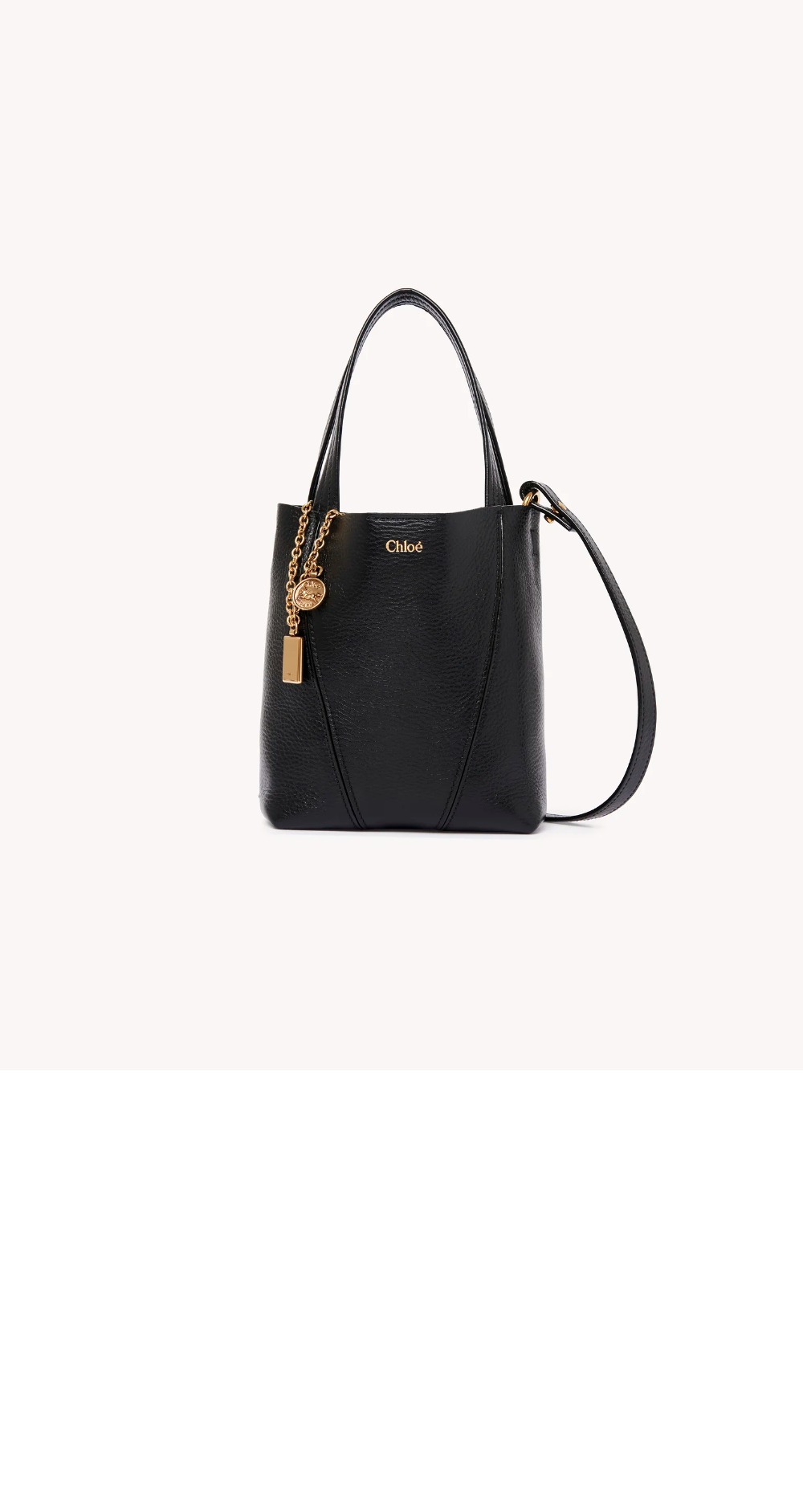 미러급레플리카사이트 | 명품레플리카 전문 쇼핑몰  | 하이퀄 - 그레인드 가죽 스몰 Chloé Spin 토트백 SS812 &gt; 끌로에