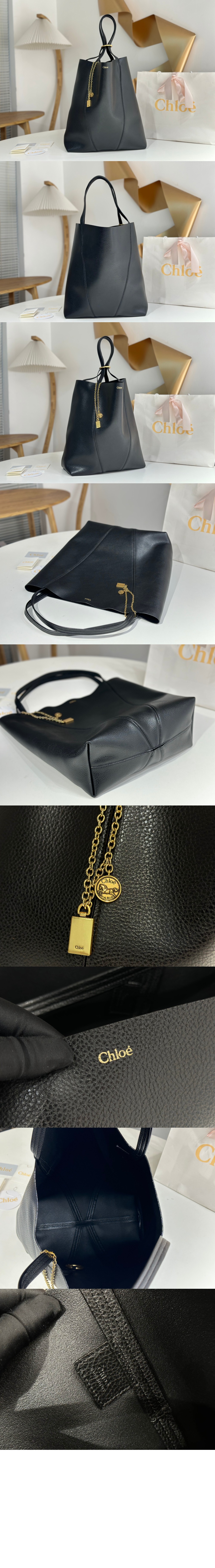 미러급레플리카사이트 | 명품레플리카 전문 쇼핑몰  | 하이퀄 - 그레인드 가죽 라지 Chloé Spin 토트백 SS810 &gt; 끌로에