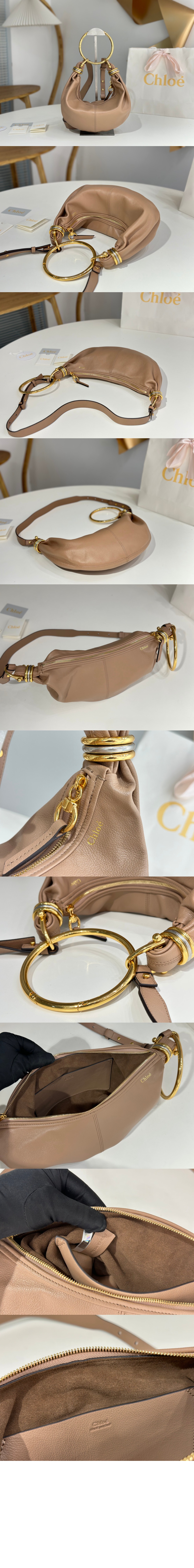 미러급레플리카사이트 | 명품레플리카 전문 쇼핑몰  | 하이퀄 - 그레인드 가죽 Marcie 스몰 Bracelet 호보백 AS611 &gt; 끌로에