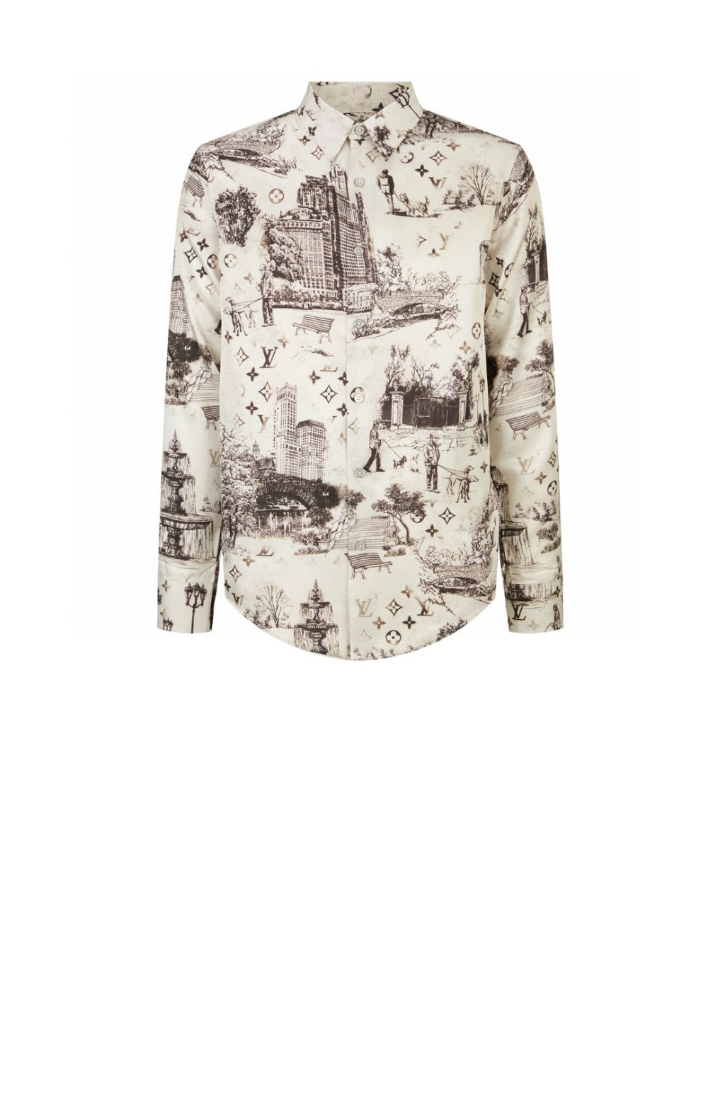 미러급레플리카사이트 | 명품레플리카 전문 쇼핑몰  | 하이퀄 - 롱 슬리브드 실크 셔츠 &gt; 루이비통