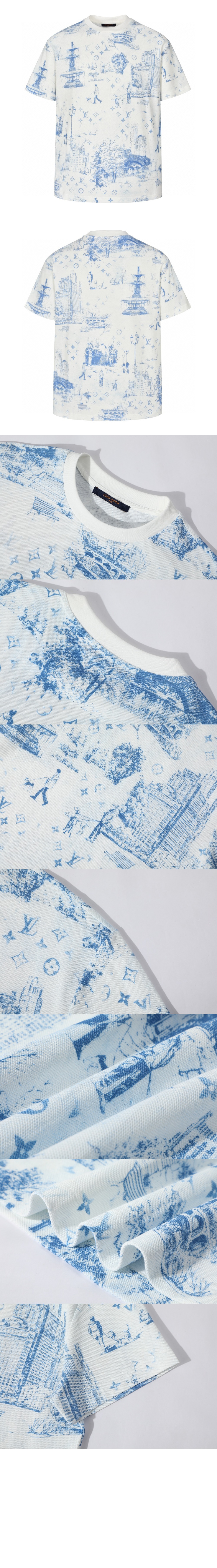미러급레플리카사이트 | 명품레플리카 전문 쇼핑몰  | 하이퀄 - 프린티드 코튼 피케 티셔츠 &gt; 루이비통