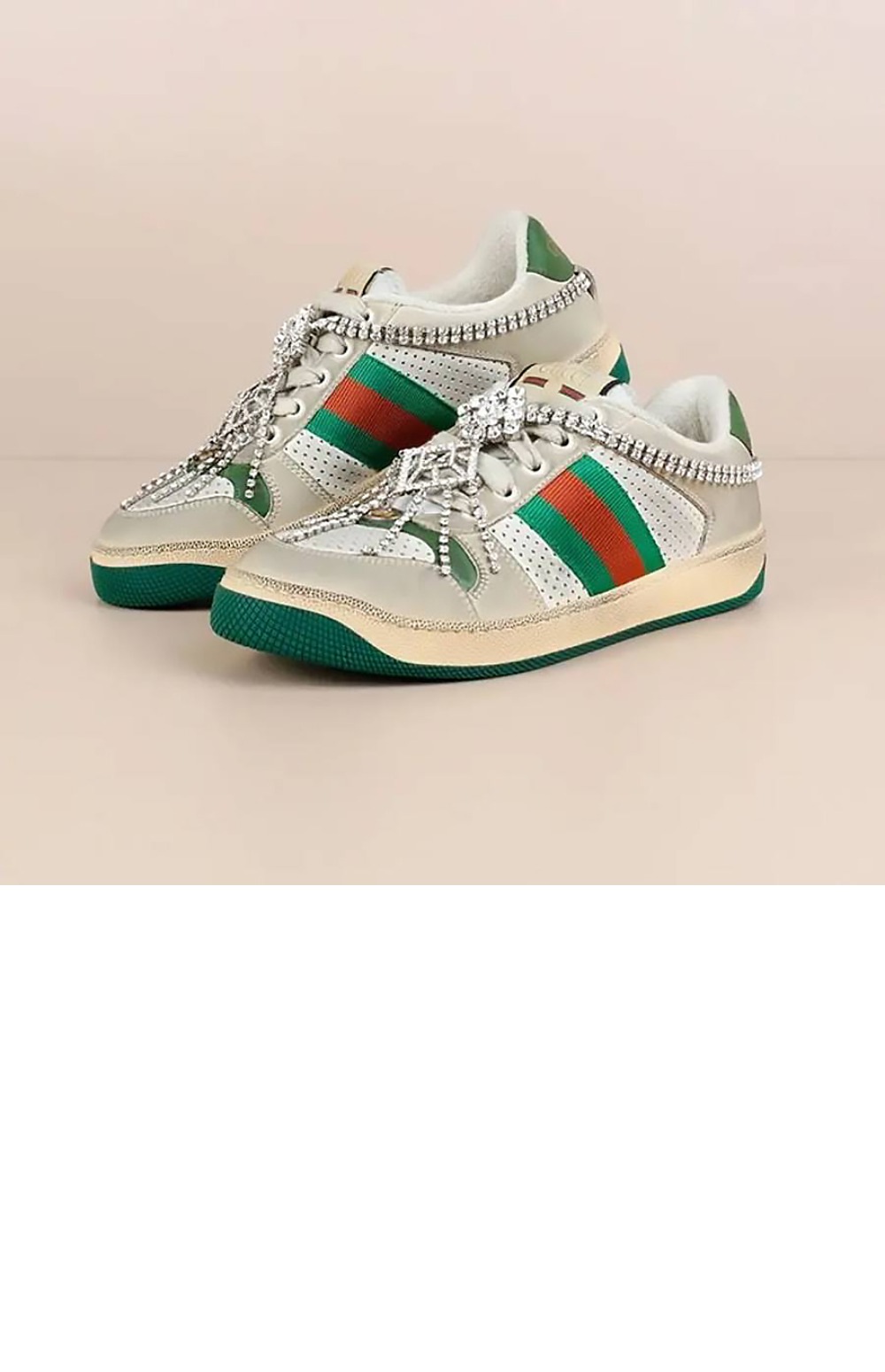 미러급레플리카사이트 | 명품레플리카 전문 쇼핑몰  | 하이퀄 - 크리스탈 러너 여성 스니커즈 스크리너 570903 &gt; 구찌