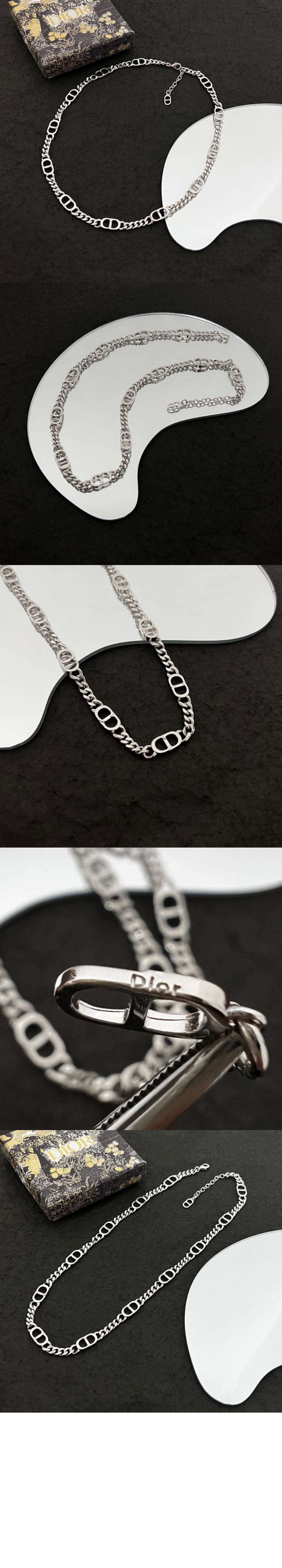 미러급레플리카사이트 | 명품레플리카 전문 쇼핑몰  | 하이퀄 - CD Icon 슬림 체인 링크 목걸이 N1574 &gt; 디올