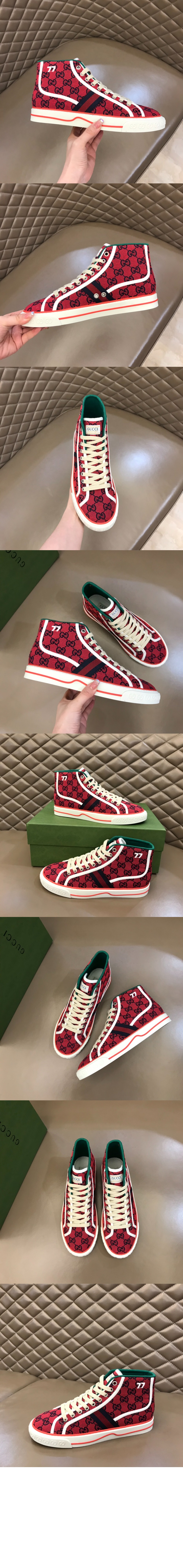 미러급레플리카사이트 | 명품레플리카 전문 쇼핑몰  | 하이퀄 - 테니스 1977 하이탑 스니커즈 661389 &gt; 구찌