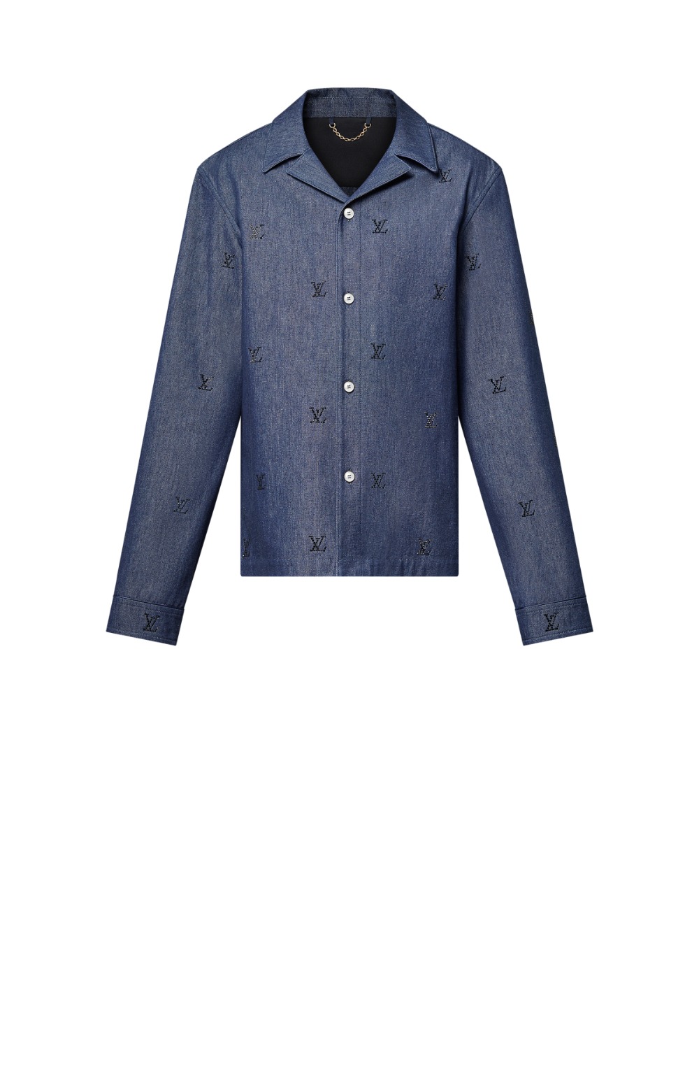 미러급레플리카사이트 | 명품레플리카 전문 쇼핑몰  | 하이퀄 - 엠벨리시드 데님 파자마 셔츠 > 루이비통