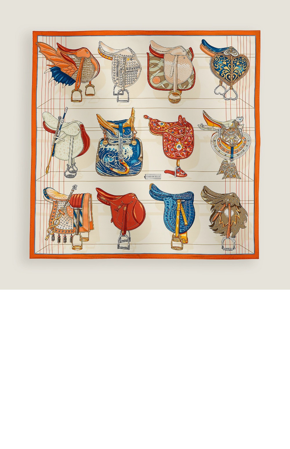 미러급레플리카사이트 | 명품레플리카 전문 쇼핑몰  | 하이퀄 - Tous en Selle 스카프 90 &gt; 에르메스