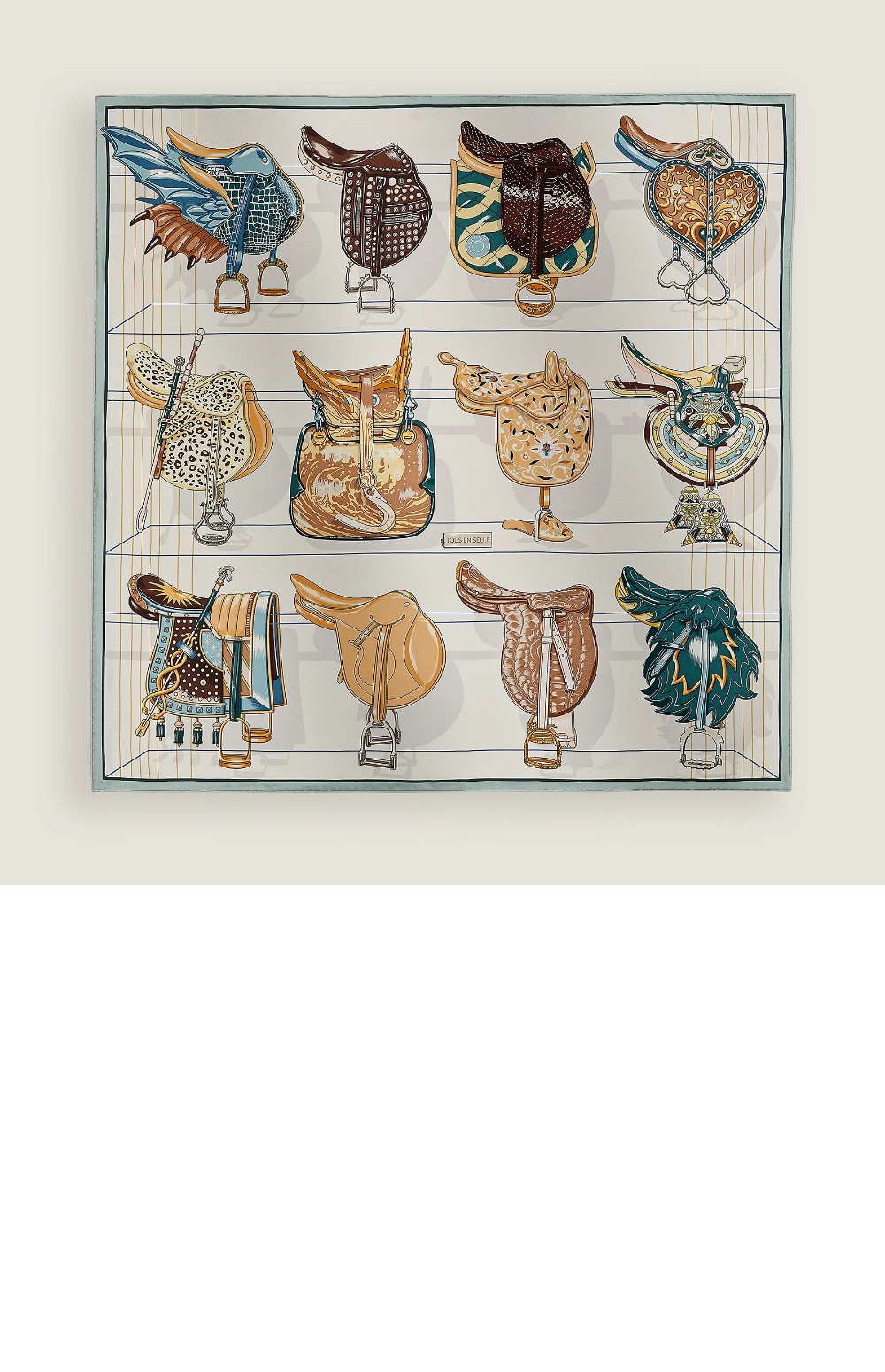 미러급레플리카사이트 | 명품레플리카 전문 쇼핑몰  | 하이퀄 - Tous en Selle 스카프 90 &gt; 에르메스