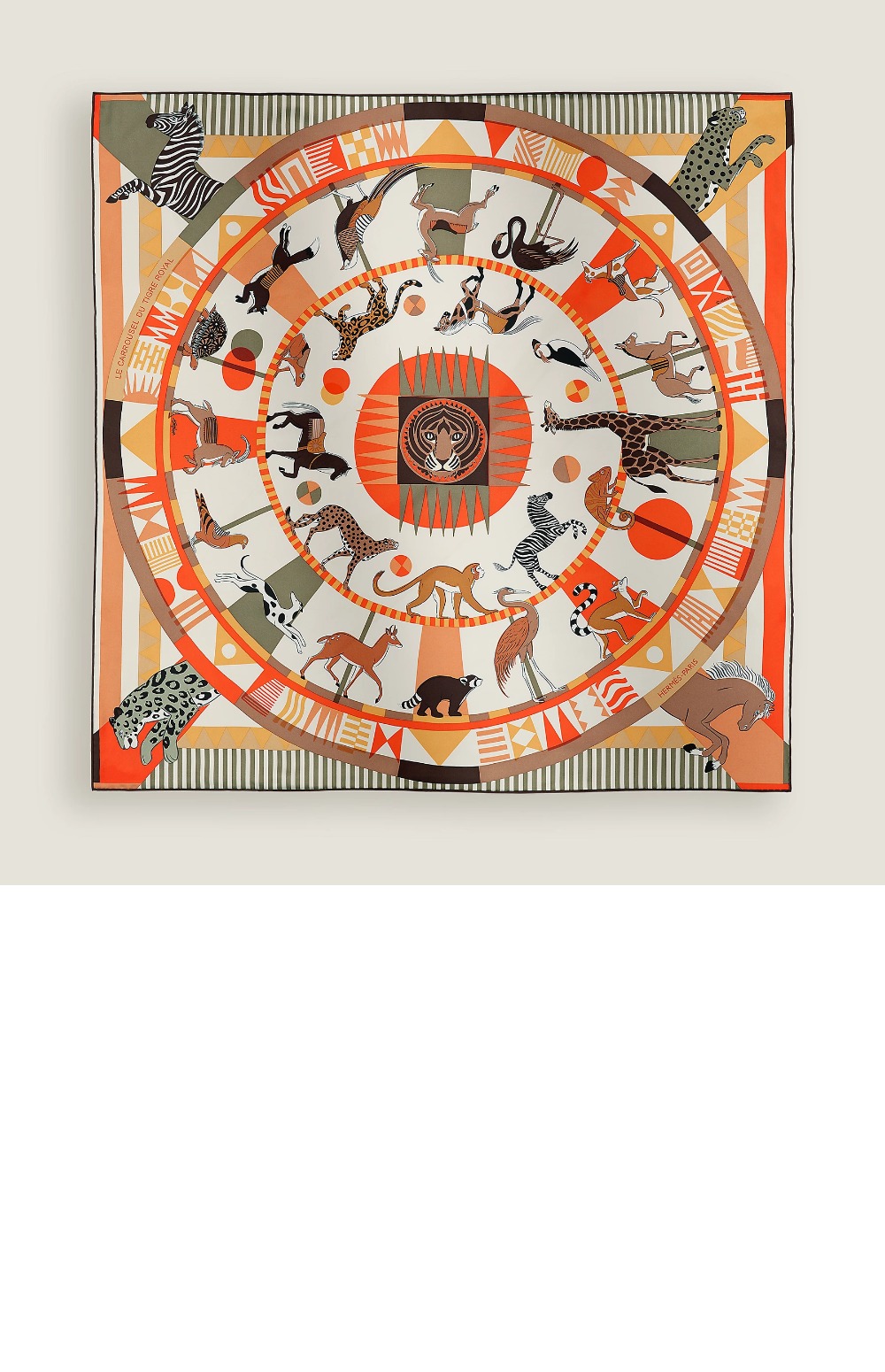 미러급레플리카사이트 | 명품레플리카 전문 쇼핑몰  | 하이퀄 - Le Carrousel du Tigre Royal 스카프 90 &gt; 에르메스