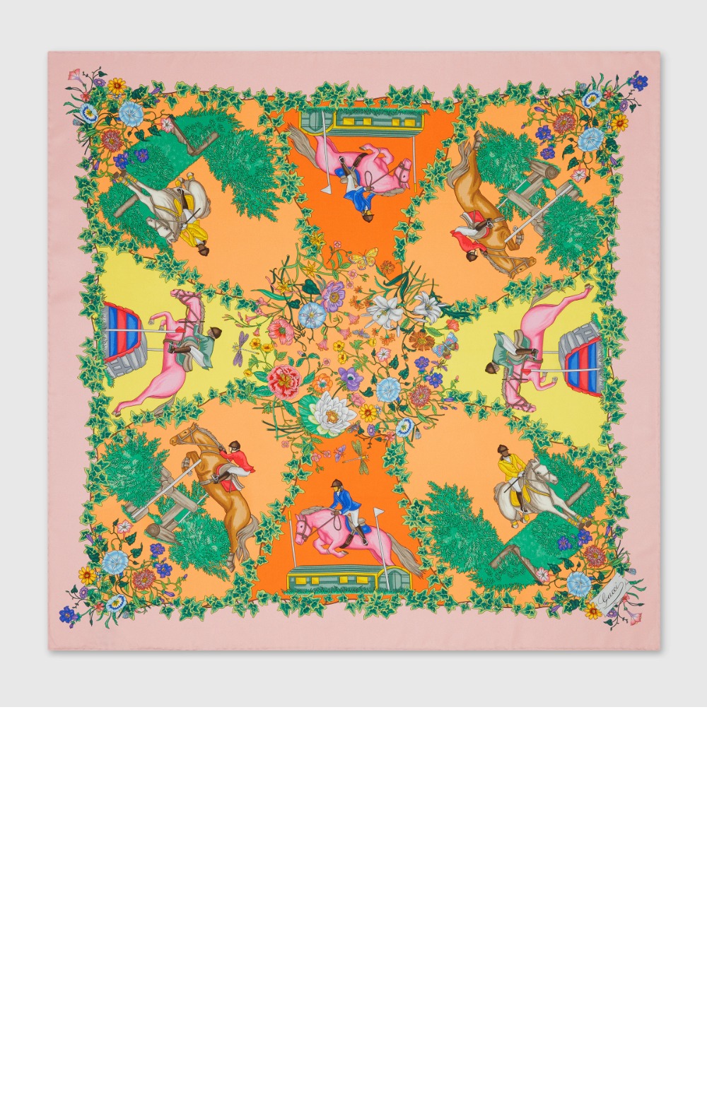 미러급레플리카사이트 | 명품레플리카 전문 쇼핑몰  | 하이퀄 - 올오버 플로라 프린트 실크 까레 810870 &gt; 구찌