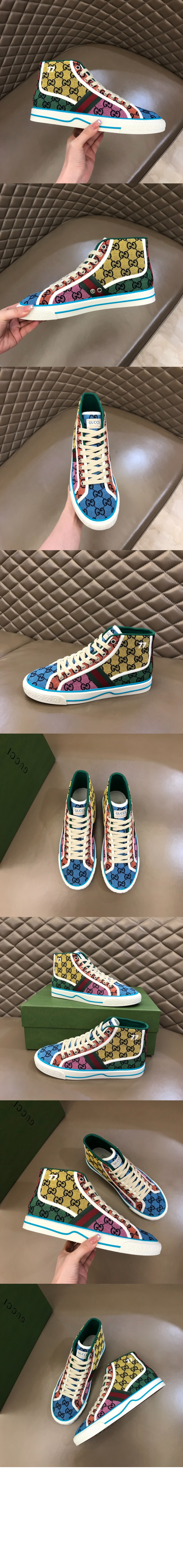 미러급레플리카사이트 | 명품레플리카 전문 쇼핑몰  | 하이퀄 - 테니스 1977 하이탑 스니커즈 663679 &gt; 구찌