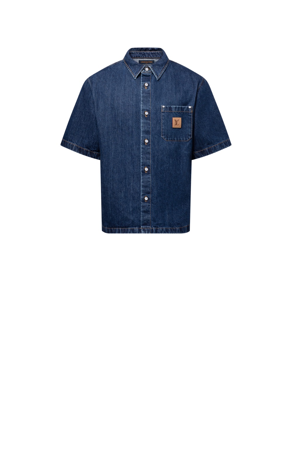 미러급레플리카사이트 | 명품레플리카 전문 쇼핑몰  | 하이퀄 - 시그니처 데님 쇼트 슬리브드 셔츠 &gt; 루이비통