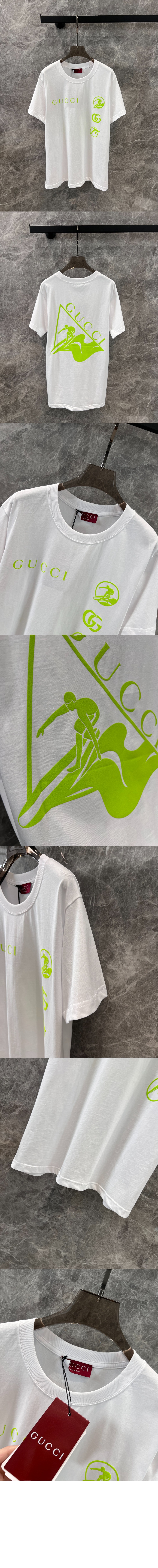 미러급레플리카사이트 | 명품레플리카 전문 쇼핑몰  | 하이퀄 - 로고 프린트 반팔 &gt; 구찌