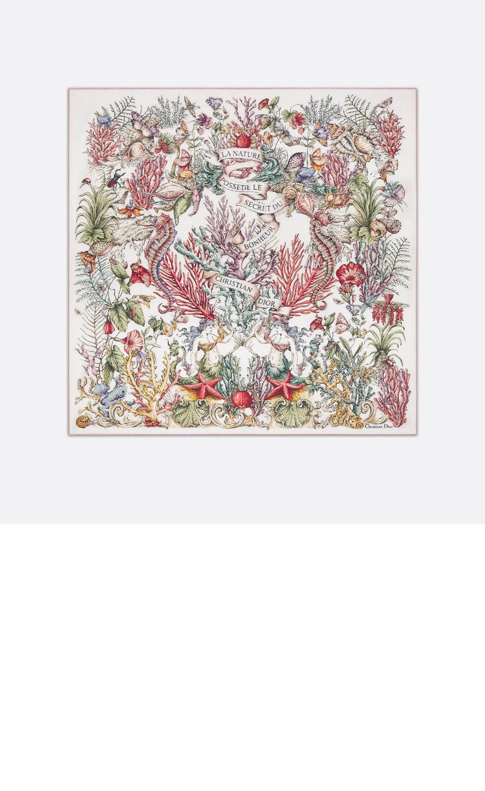 미러급레플리카사이트 | 명품레플리카 전문 쇼핑몰  | 하이퀄 - Cabinet de la Mer 90 스퀘어 스카프 51CAM &gt; 디올