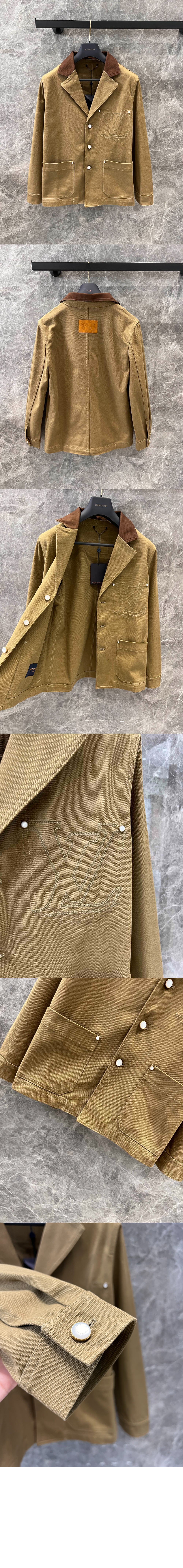 미러급레플리카사이트 | 명품레플리카 전문 쇼핑몰  | 하이퀄 - 테일러드 워크웨어 코튼 캔버스 재킷 &gt; 루이비통