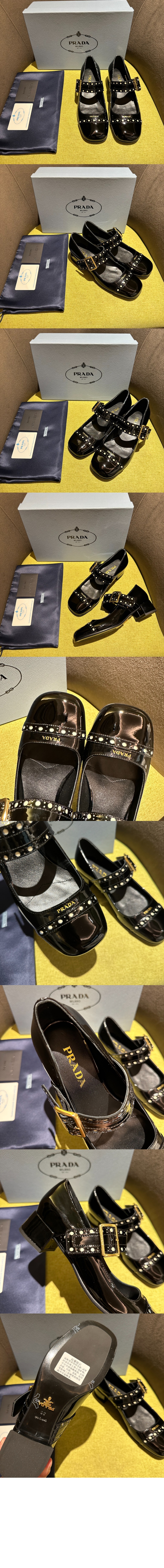 미러급레플리카사이트 | 명품레플리카 전문 쇼핑몰  | 하이퀄 - 페이턴트 가죽 메리제인 펌프스 1I816N &gt; 프라다
