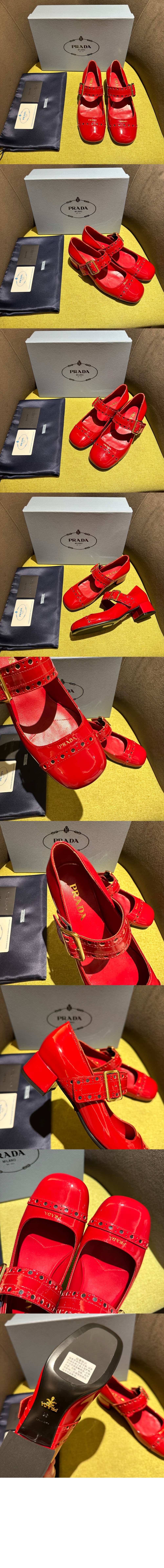 미러급레플리카사이트 | 명품레플리카 전문 쇼핑몰  | 하이퀄 - 페이턴트 가죽 메리제인 펌프스 1I816N &gt; 프라다