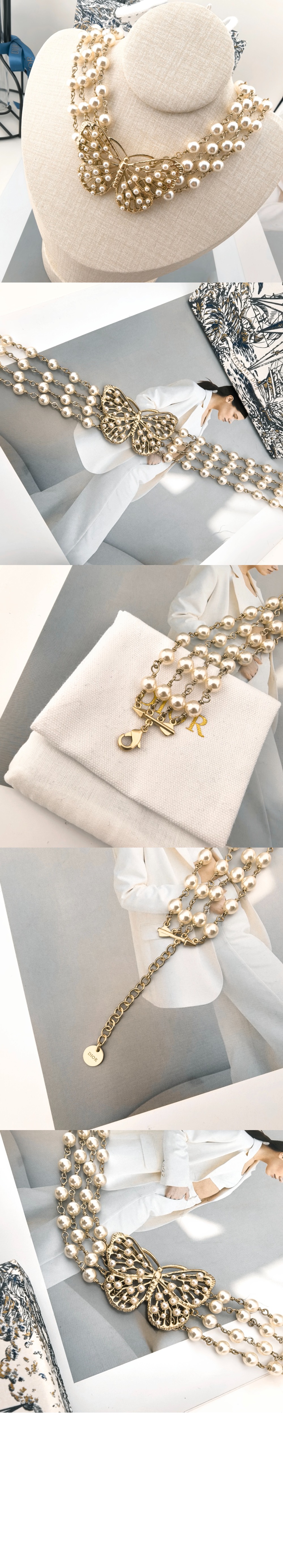 미러급레플리카사이트 | 명품레플리카 전문 쇼핑몰  | 하이퀄 - Toile de Jouy Papillon 초커 N3252 &gt; 디올