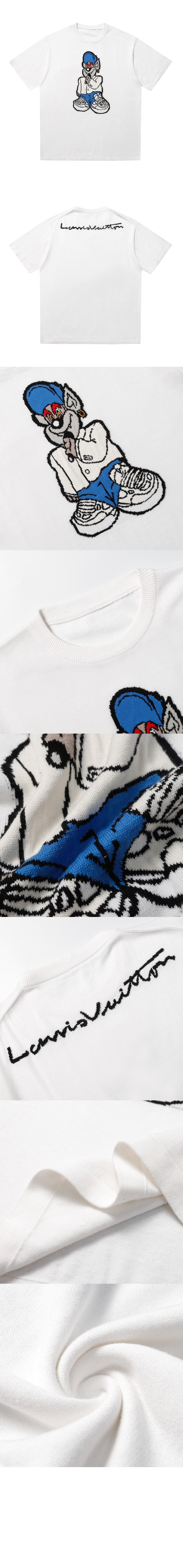 미러급레플리카사이트 | 명품레플리카 전문 쇼핑몰  | 하이퀄 - 로고 프린트 반팔 > 루이비통