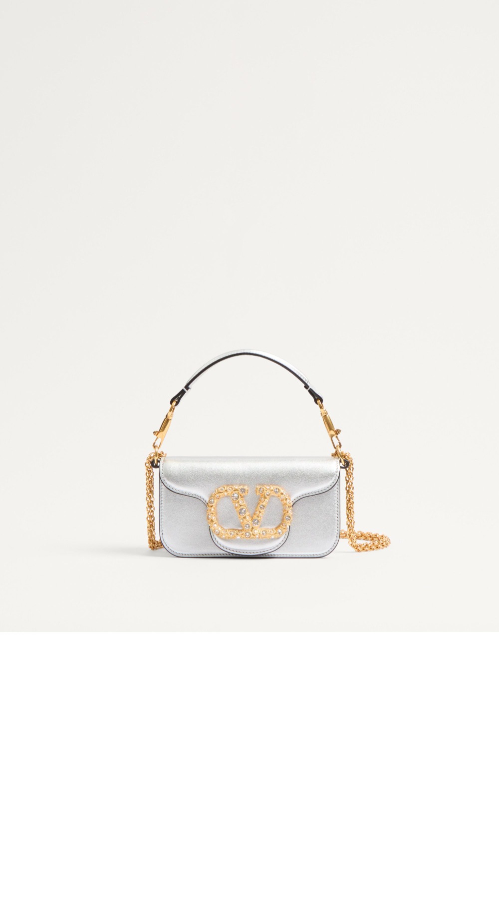 미러급레플리카사이트 | 명품레플리카 전문 쇼핑몰  | 하이퀄 - 가라바니 로코 주얼 로고 장식 라미네이트 카프스킨 스몰 숄더백 &gt; 발렌티노