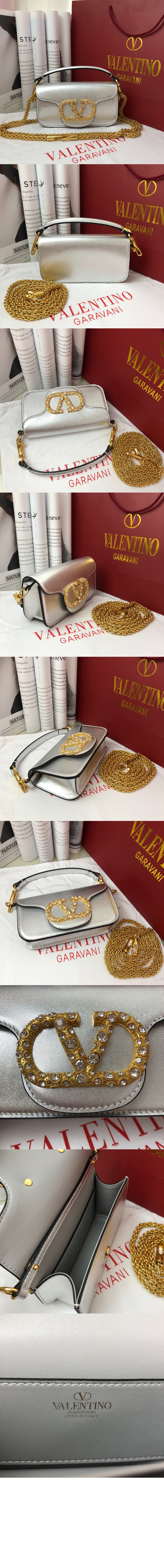 미러급레플리카사이트 | 명품레플리카 전문 쇼핑몰  | 하이퀄 - 가라바니 로코 주얼 로고 장식 라미네이트 카프스킨 스몰 숄더백 &gt; 발렌티노