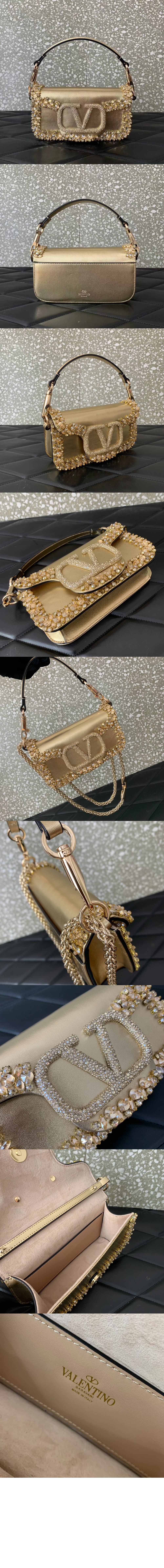 미러급레플리카사이트 | 명품레플리카 전문 쇼핑몰  | 하이퀄 - Locò 크리스털 장식 숄더백 &gt; 발렌티노