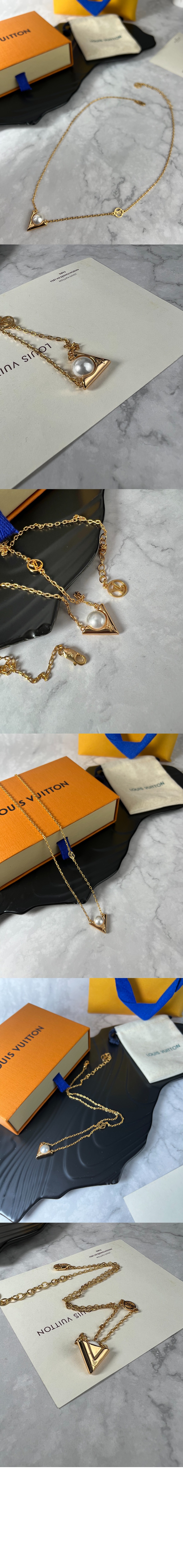 미러급레플리카사이트 | 명품레플리카 전문 쇼핑몰  | 하이퀄 - V 포 비통  펄 앤드 메탈 목걸이 M02374 &gt; 루이비통