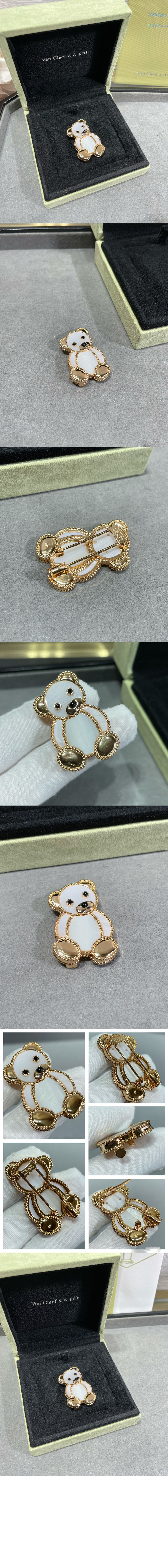 미러급레플리카사이트 | 명품레플리카 전문 쇼핑몰  | 하이퀄 - 럭키 애니멀 테디 베어 클립 9RZ00 > 반클리프
